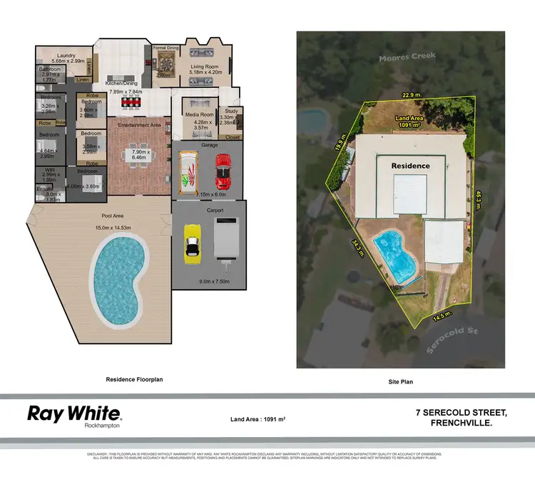 Floorplan of Homely house listing, 7 Serocold Street, Frenchville QLD 4701