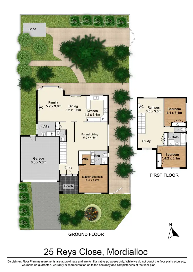 Floorplan of Homely house listing, 25 Reys Close, Mordialloc VIC 3195