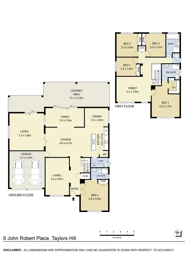 Floorplan of Homely house listing, 9 John Robert Place, Taylors Hill VIC 3037