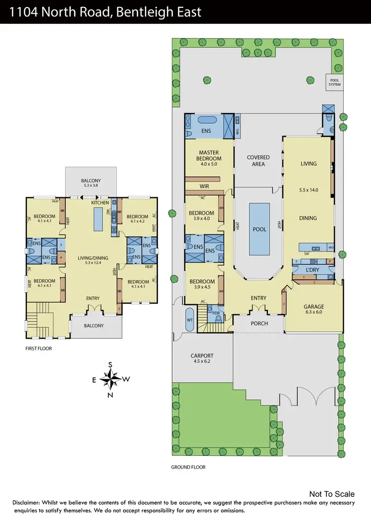 Floorplan of Homely house listing, 1104 North Road, Bentleigh East VIC 3165
