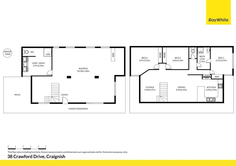 Floorplan of Homely house listing, 38 Crawford Drive, Dundowran QLD 4655