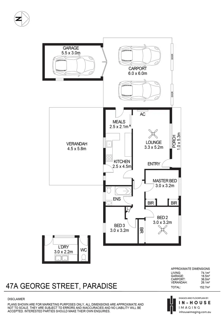Floorplan of Homely house listing, 47A George Street, Paradise SA 5075