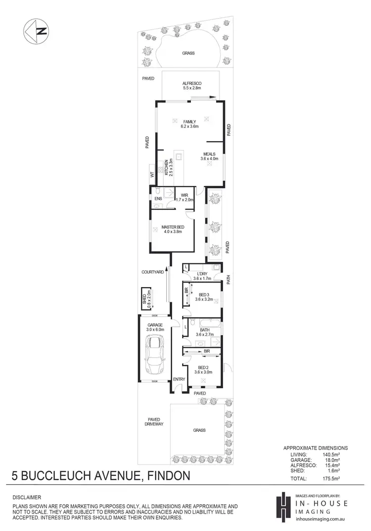 Floorplan of Homely house listing, 5 Buccleuch Avenue, Findon SA 5023