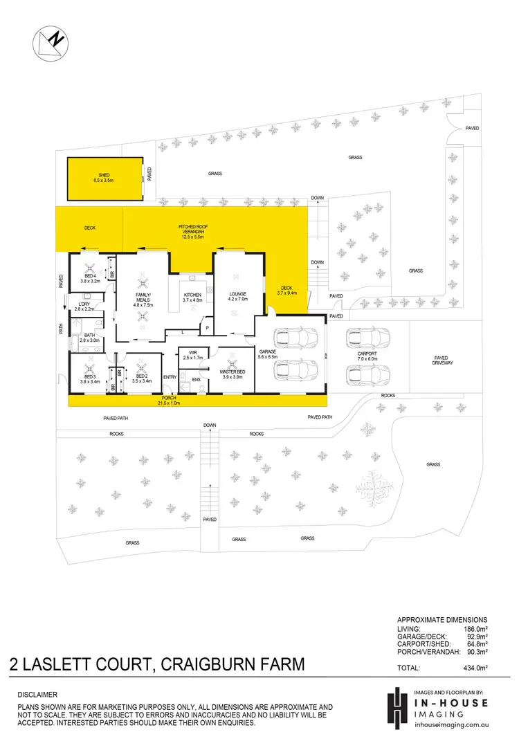Floorplan of Homely house listing, 2 Laslett Court, Craigburn Farm SA 5051