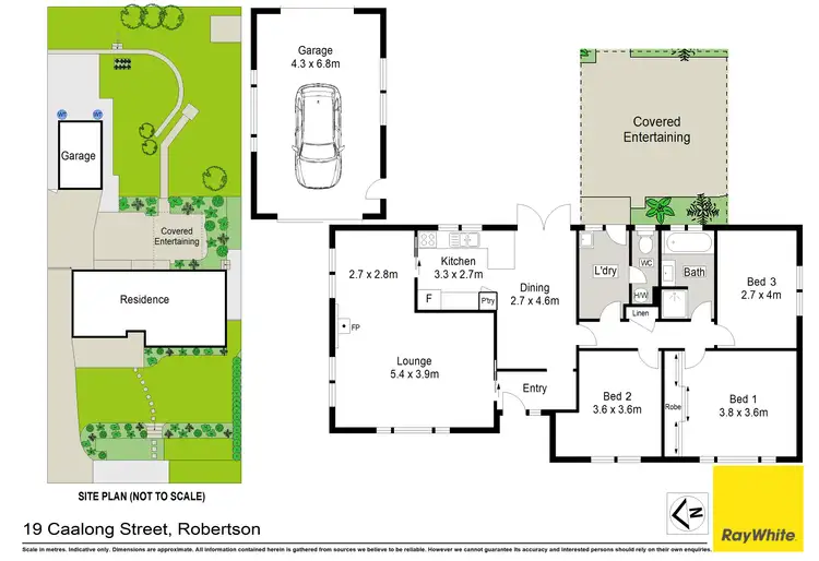 Floorplan of Homely house listing, 19 Caalong Street, Robertson NSW 2577