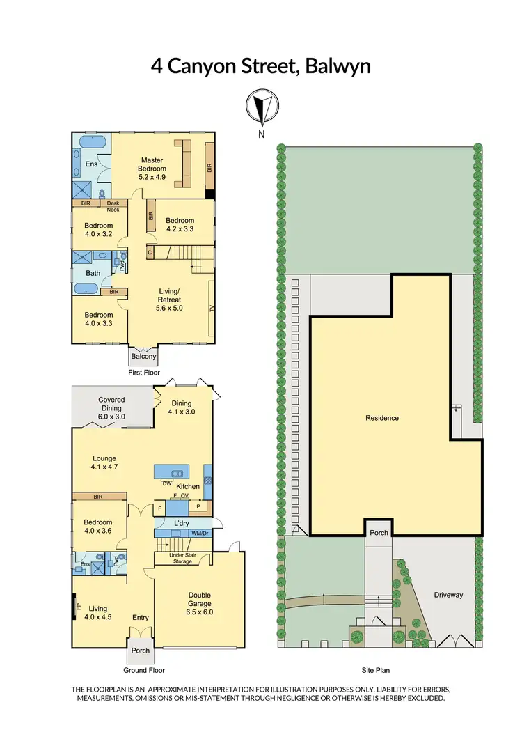 Floorplan of Homely house listing, 4 Canyon Street, Balwyn VIC 3103