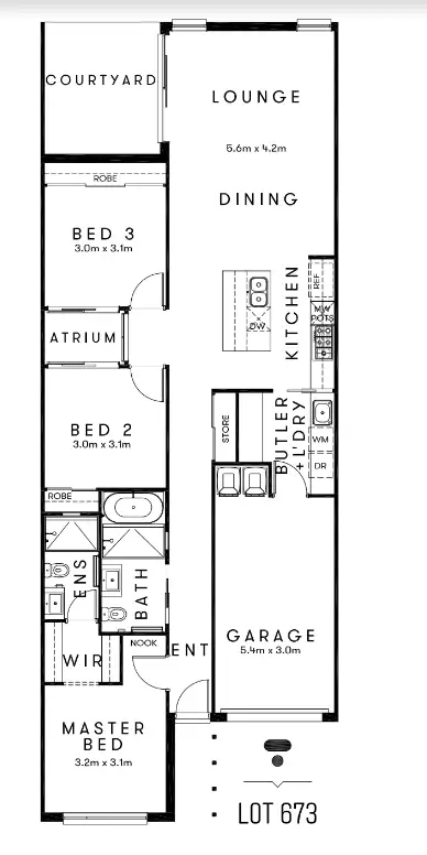 Floorplan of Homely house listing, 67 Eclipse Street, Burpengary East QLD 4505