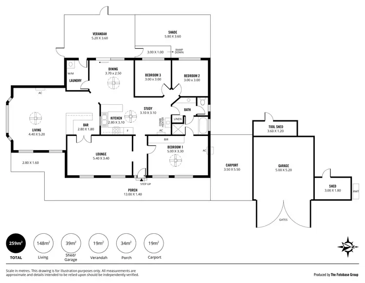 Floorplan of Homely house listing, 11 Sinkinson Court, Mount Torrens SA 5244