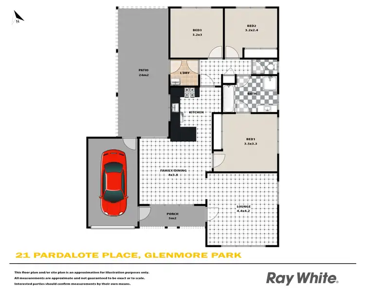 Floorplan of Homely house listing, 21 Pardalote Place, Glenmore Park NSW 2745
