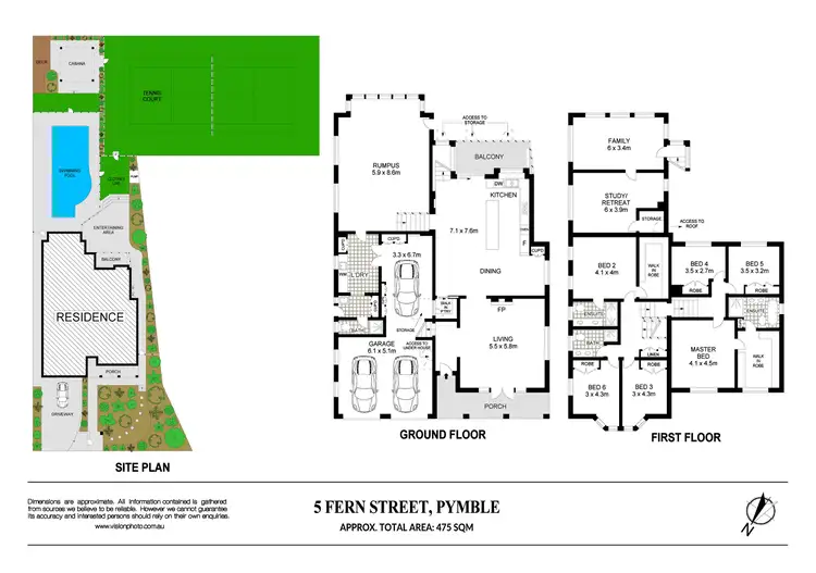 Floorplan of Homely house listing, 5 Fern Street, Pymble NSW 2073