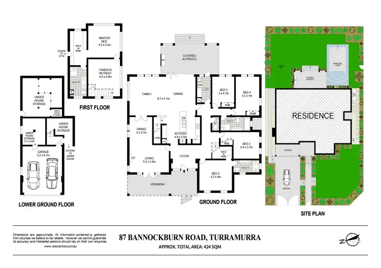 Floorplan of Homely house listing, 87 Bannockburn Road, Turramurra NSW 2074
