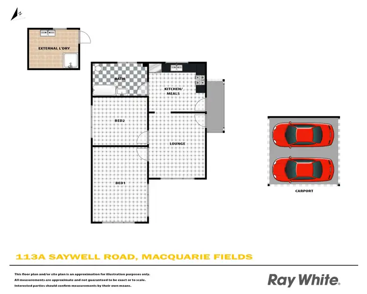 Floorplan of Homely house listing, 113a Saywell Road, Macquarie Fields NSW 2564