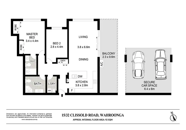 Floorplan of Homely apartment listing, 15/32 Clissold Road, Wahroonga NSW 2076