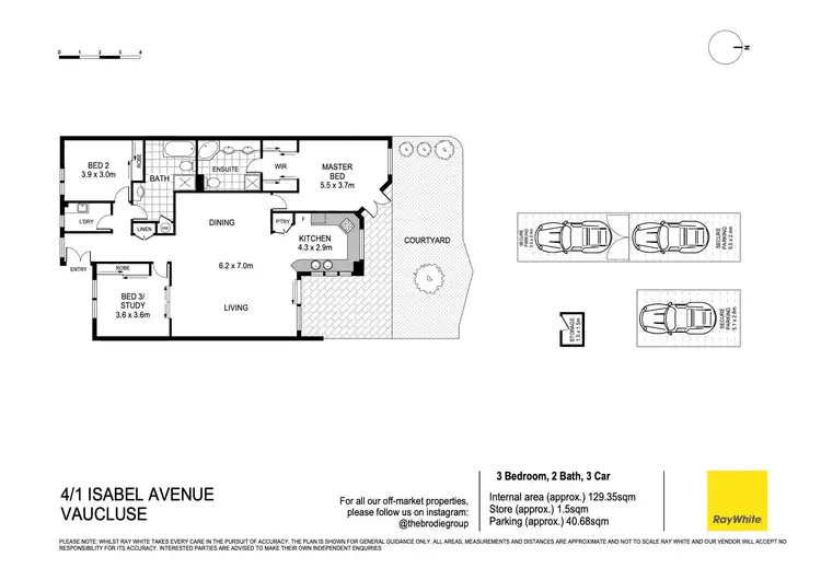 Floorplan of Homely unit listing, 4/1 Isabel Avenue, Vaucluse NSW 2030