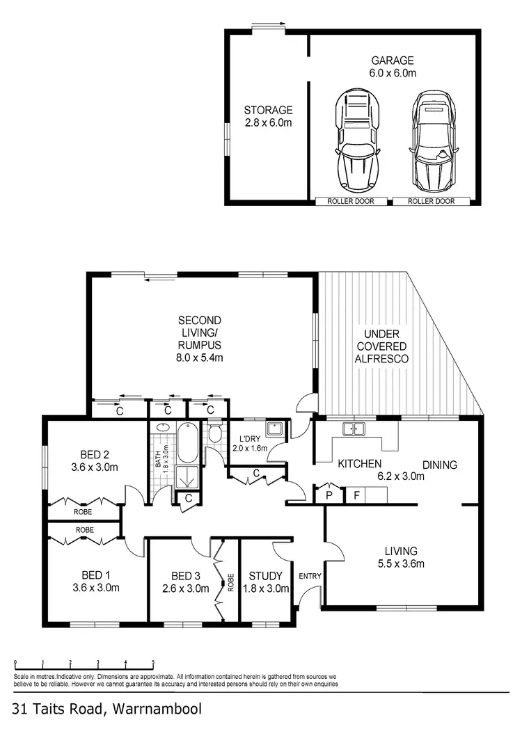 Floorplan of Homely house listing, 31 Taits Road, Warrnambool VIC 3280