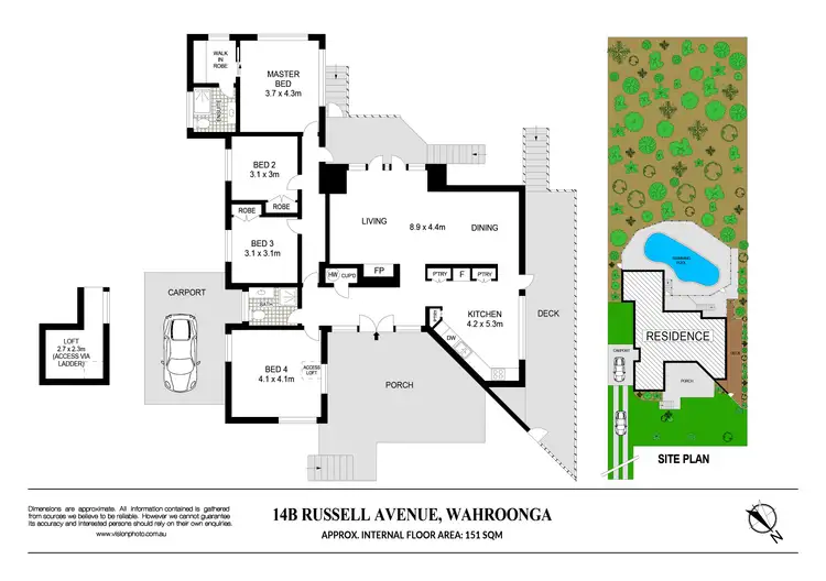 Floorplan of Homely house listing, 14B Russell Avenue, Wahroonga NSW 2076