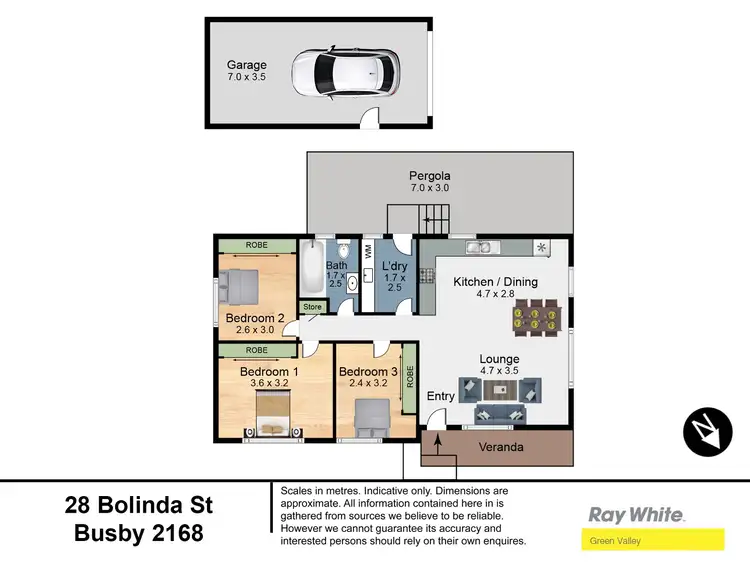 Floorplan of Homely house listing, 28 Bolinda Street, Busby NSW 2168