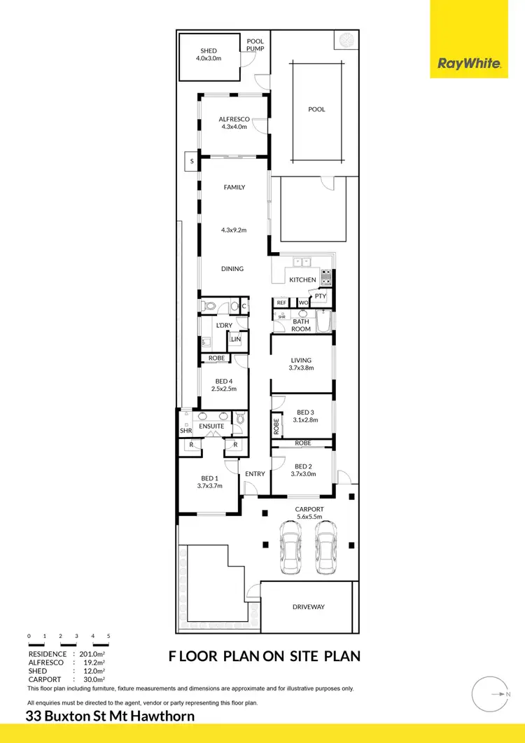 Floorplan of Homely house listing, 33 Buxton Street, Mount Hawthorn WA 6016