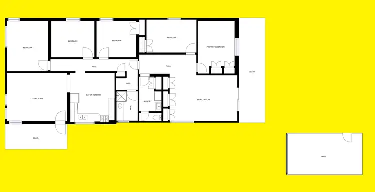Floorplan of Homely house listing, 679 Woomera Avenue, Red Cliffs VIC 3496