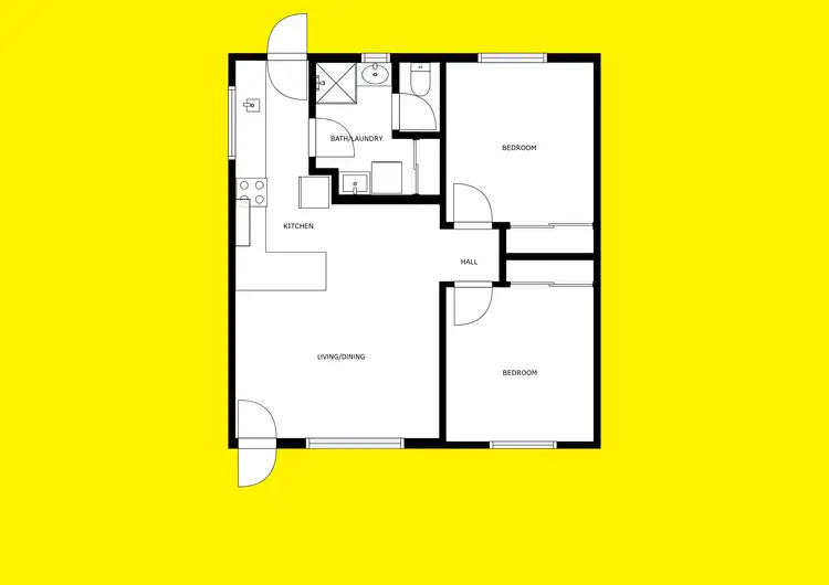 Floorplan of Homely house listing, 2/399 San Mateo Avenue, Mildura VIC 3500
