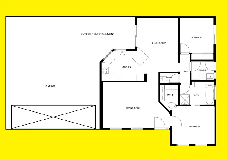 Floorplan of Homely house listing, 1/71 Thirteenth Street, Mildura VIC 3500