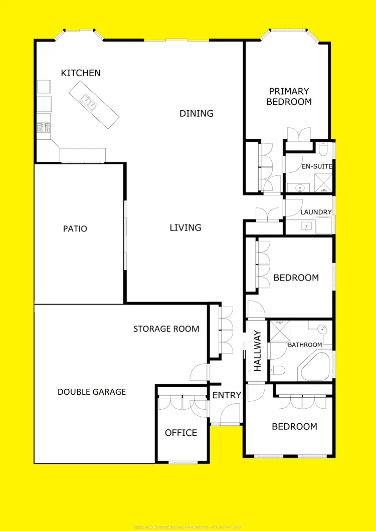 Floorplan of Homely house listing, 100 Riverside Avenue, Mildura VIC 3500