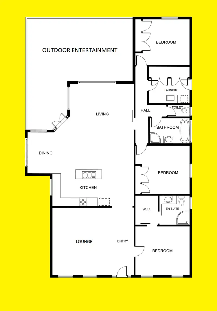 Floorplan of Homely house listing, 3 Westside Boulevard, Mildura VIC 3500