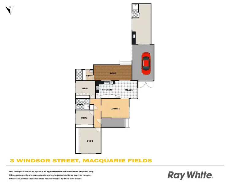Floorplan of Homely house listing, 3 Windsor Street, Macquarie Fields NSW 2564