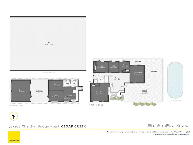 Floorplan of Homely house listing, 72-102 Chardon Bridge Road, Cedar Creek QLD 4207