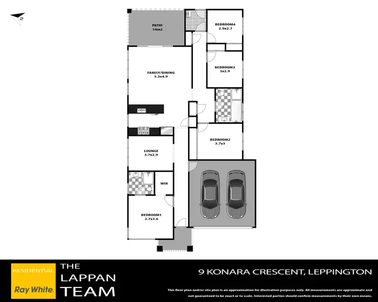 Floorplan of Homely house listing, 9 Konara Street, Leppington NSW 2179