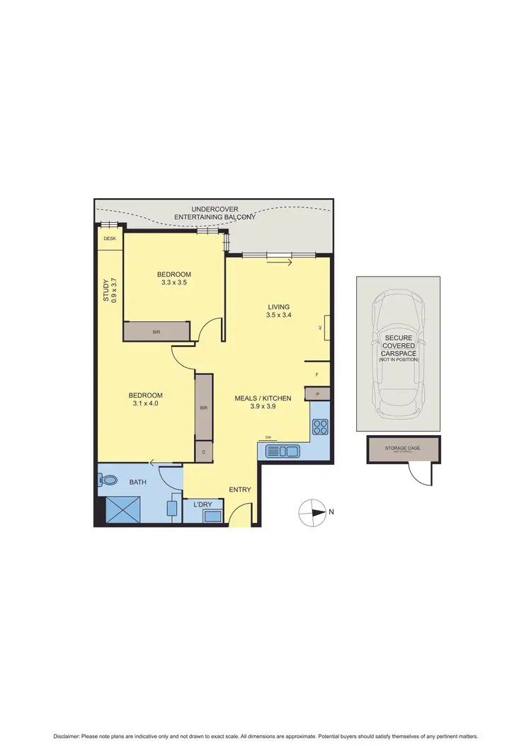Floorplan of Homely apartment listing, 602/146 Bell Street, Coburg VIC 3058