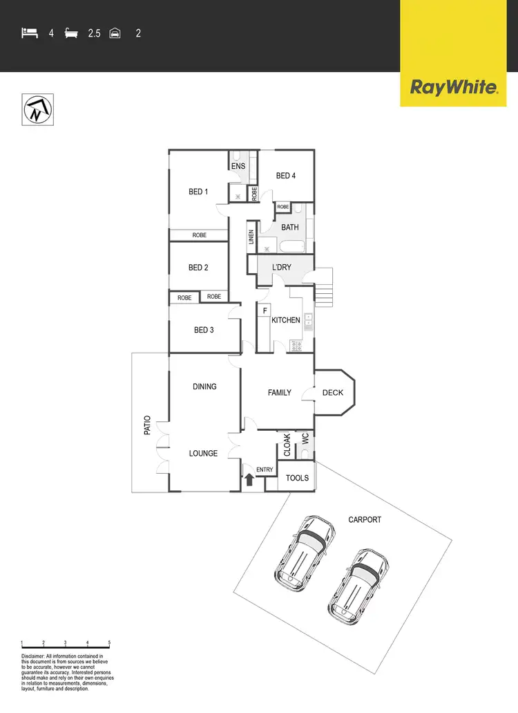 Floorplan of Homely house listing, 6 Davis Street, Weetangera ACT 2614