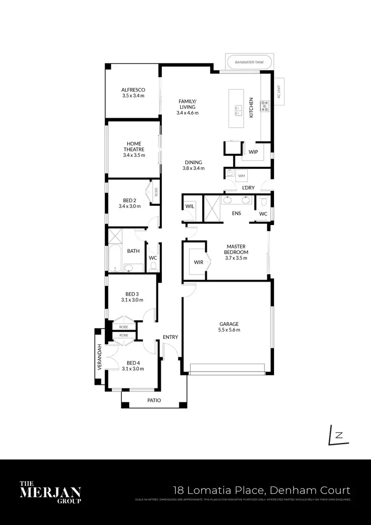 Floorplan of Homely house listing, 18 Lomatia Place, Denham Court NSW 2565