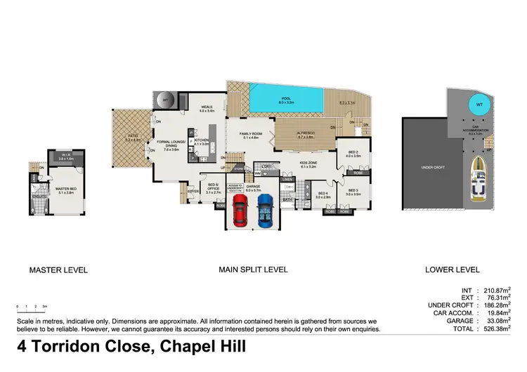 Floorplan of Homely house listing, 4 Torridon Close, Chapel Hill QLD 4069