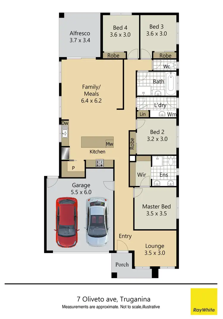 Floorplan of Homely house listing, 7 Oliveto Avenue, Truganina VIC 3029