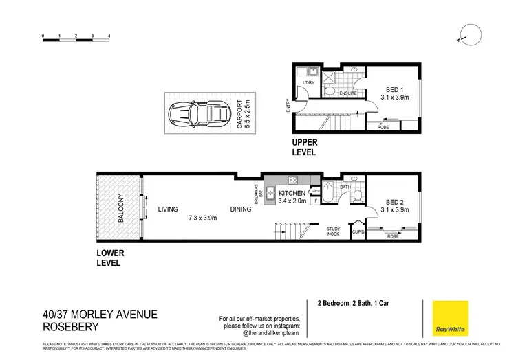 Floorplan of Homely apartment listing, 40/37 Morley Avenue, Rosebery NSW 2018