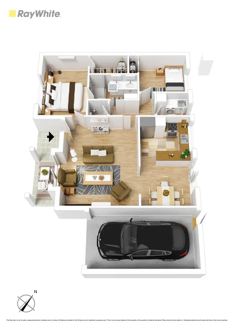 Floorplan of Homely unit listing, 3/7 Parkview Drive, Aspendale VIC 3195