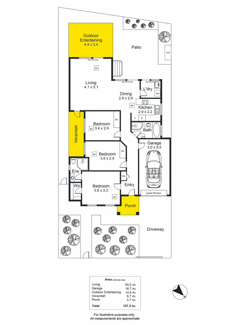 Floorplan of Homely house listing, 14B Glamis Avenue, Seacombe Gardens SA 5047