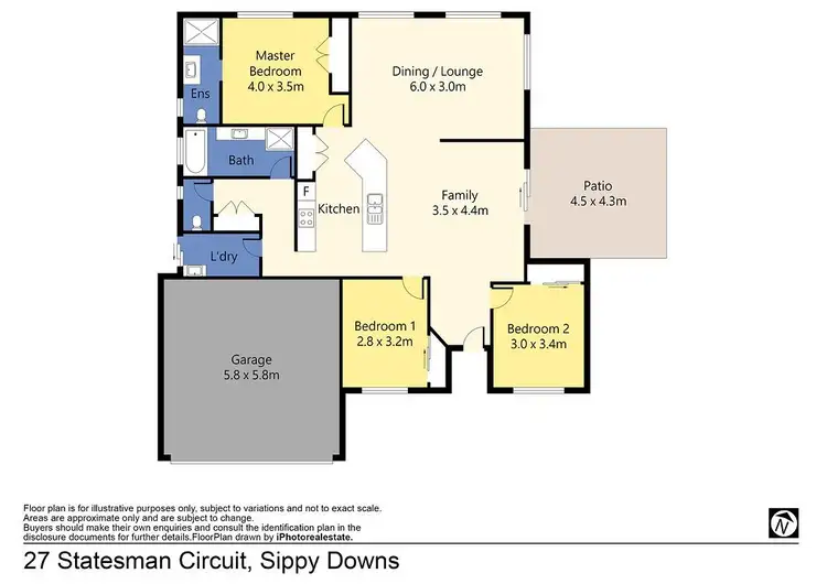 Floorplan of Homely house listing, 27 Statesman Circuit, Sippy Downs QLD 4556