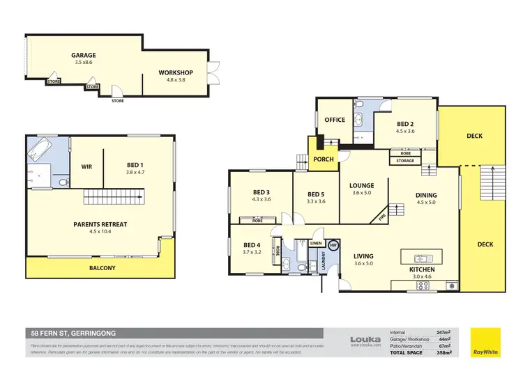 Floorplan of Homely house listing, 58 Fern Street, Gerringong NSW 2534