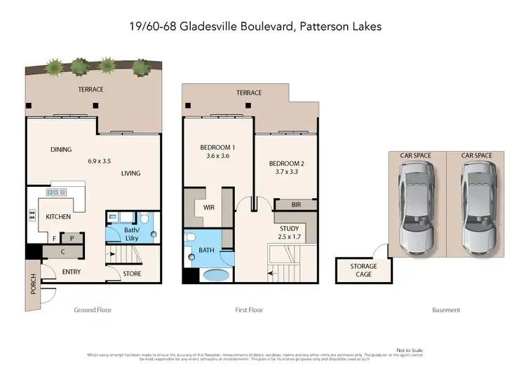 Floorplan of Homely house listing, 19/60-68 Gladesville Boulevard, Patterson Lakes VIC 3197