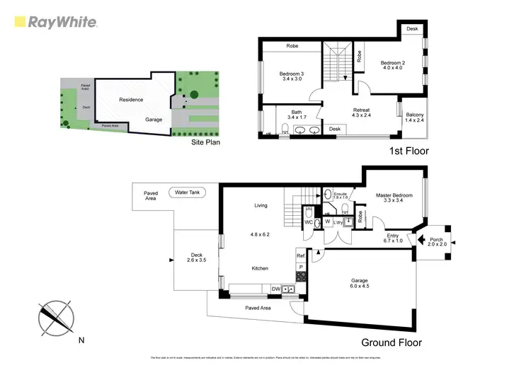 Floorplan of Homely townhouse listing, 4 Carlisle Crescent, Hughesdale VIC 3166