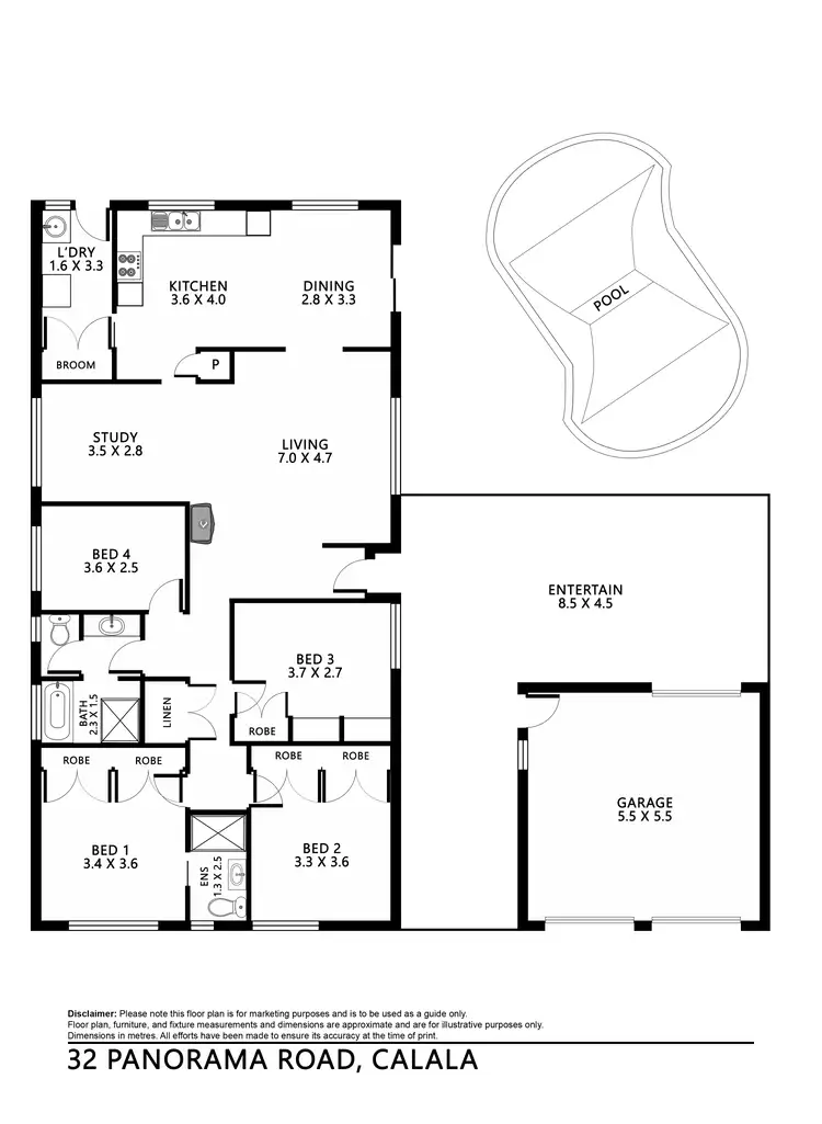 Floorplan of Homely house listing, 32 Panorama Road, Tamworth NSW 2340