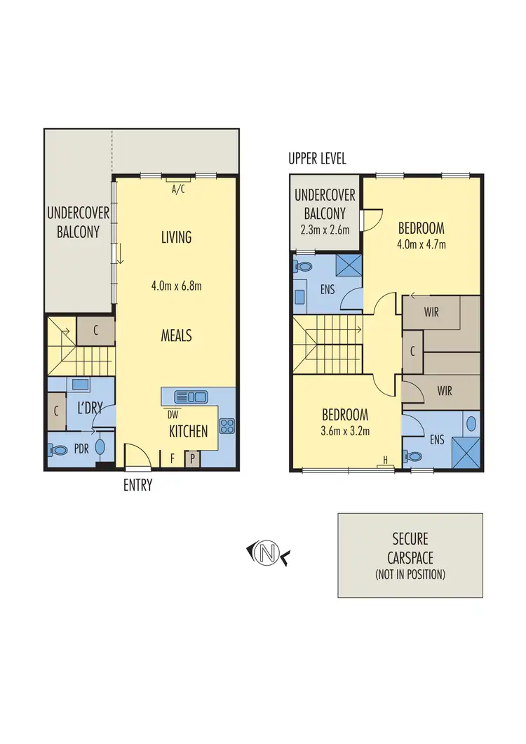 Floorplan of Homely apartment listing, 25/3 Wardens Walk, Coburg VIC 3058