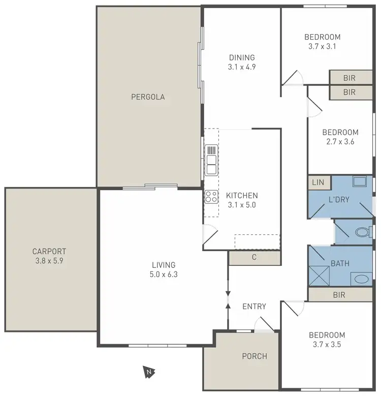 Floorplan of Homely house listing, 46 Parramatta Road, Werribee VIC 3030