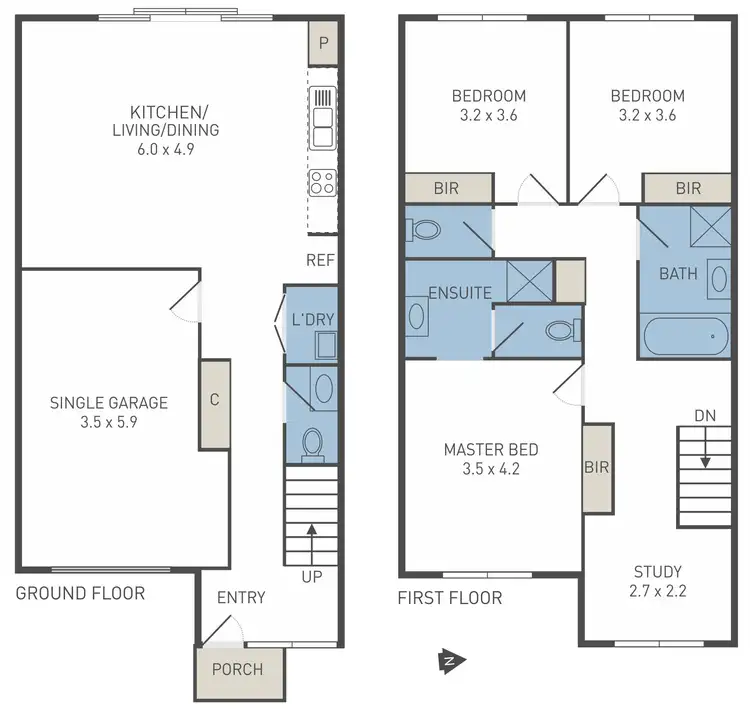 Floorplan of Homely house listing, 9 Yallaroo Chase, Werribee VIC 3030