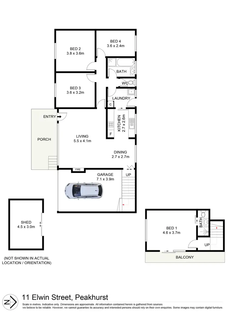 Floorplan of Homely house listing, 11 Elwin Street, Peakhurst NSW 2210