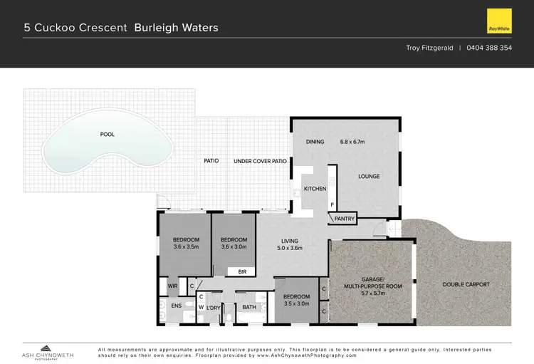 Floorplan of Homely house listing, 5 Cuckoo Crescent, Burleigh Waters QLD 4220