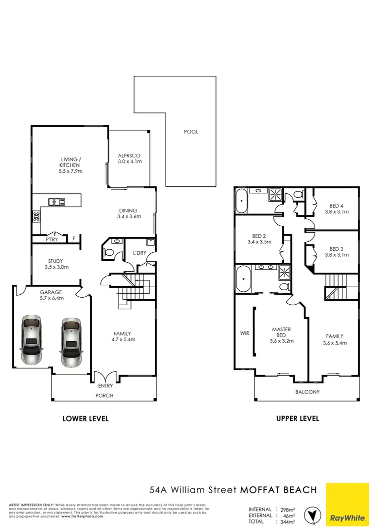 Floorplan of Homely house listing, 54A William Street, Moffat Beach QLD 4551