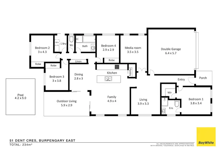 Floorplan of Homely house listing, 51 Dent Crescent, Burpengary East QLD 4505